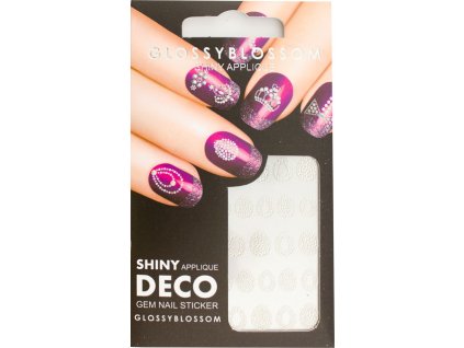 3D NAIL STICKERS - Miếng dán 3D đính đá - 3D SHINY APPLIQUE - DECO GEMS 5 (96591)