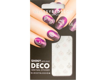 3D NAIL STICKERS - Miếng dán 3D đính đá - 3D SHINY APPLIQUE - DECO GEMS 7 (96593)