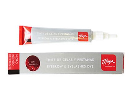 THUYA BÁN GIẢI PHÓNG - Màu nhuộm dành cho lông mi và lông mày -  Deep Black với keratemine, 15ml