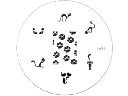 Konad BÁN GẢI PHÓNG - Khuân mẫu in trang trí M91