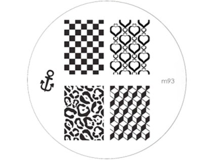 Konad BÁN GẢI PHÓNG - Khuân mẫu in trang trí M93