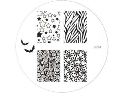 Konad BÁN GẢI PHÓNG - Khuân mẫu in trang trí M94