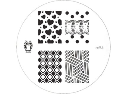 Konad BÁN GẢI PHÓNG - Khuân mẫu in trang trí  M95