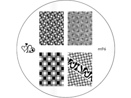 Konad BÁN GẢI PHÓNG  - Khuân mẫu in trang trí  M96