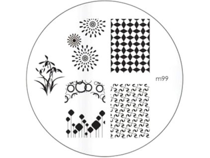 Konad Khuân mẫu in trang tr M99