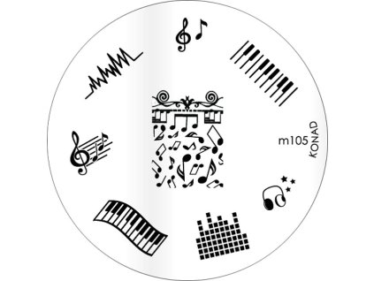 Konad BÁN GẢI PHÓNG - Khuân mẫu in trang trí M105