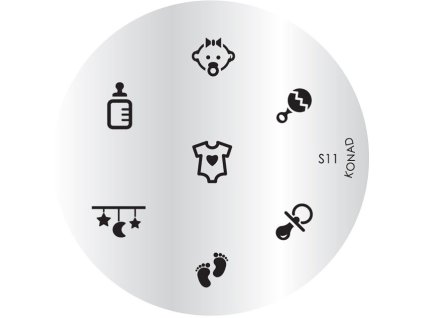 Konad BÁN GẢI PHÓNG - Khuân mẫu in trang trí S11