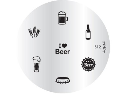 Konad BÁN GẢI PHÓNG - Khuân mẫu in trang trí S12