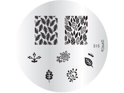 Konad BÁN GẢI PHÓNG - Khuân mẫu in trang trí  S15