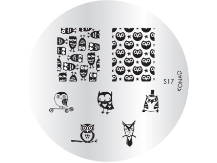 Konad BÁN GẢI PHÓNG - Khuân mẫu in trang trí  S17