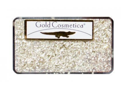 Gold Cosmetica GOLD FLAKES - miếng từ 12 kar. vàng trắng dành cho Nail Art - WHITE GOLD - gói 25mg