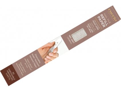 CUCCIO Manicure File Refill Paper - Náhradní brusné papíry (hrubost 180 - zebra, balení 50c) pro manikúrní