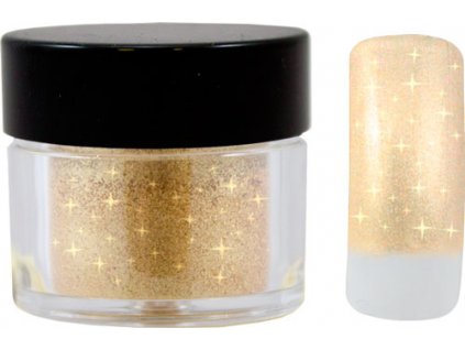 Platinum COLOR EFFECT PIGMENT - bột màu pha với gel - SPARKLING GOLD - 7ml (15)