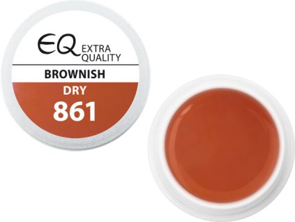 EBD 861 - Extra Quality Dry Color Gel - BROWNISH, 5g (Gel màu không chùi  - lý tưởng cho nail art)