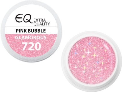 EBD 720 - Extra Quality Color Gel - PINK BUBBLE, 5g (silver line)