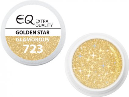 EBD 723 - Extra Quality Color Gel - GOLDEN STAR, 5g (silver line)