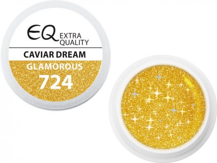 EBD 724 - Extra Quality Color Gel - CAVIAR DREAM, 5g (silver line)