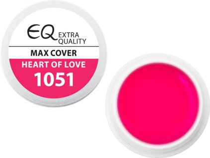 EBD 1051 - Extra Quality Max Cover Gel - HEART OF LOVE, 5g (silver line)