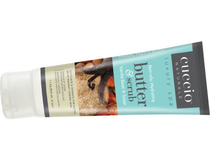 CUCCIO Vanilla Bean and Sugar Butter and Scrub 4oz. - Sáp dương và peeling Vani, 113g
