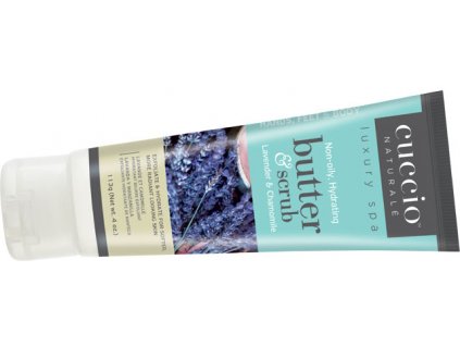CUCCIO Lavender Butter and Chamomile Scrub 4oz-Sáp dương a peeling Hoa oải hương và hoa cúc,113g