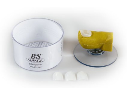 B/S Spange Cvičný palec pro aplikaci B/S pedikúrních špon / nailart