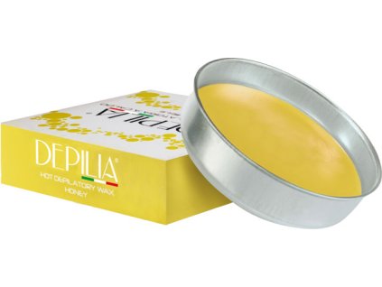 Depilia Hot Wax - Bộ Wax tẩy lông để thử nghiệm  - Trông hộp 100ml - Mật ong, Không cần sự dụng giấy tẩy lông