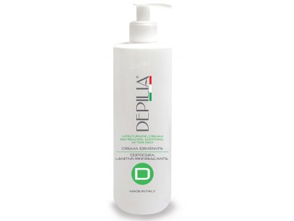 Depilia Moisturizing Cream Refreshing Soothing After Wax - Kem dưỡng ẩm và làm dịu làm da sau tẩy lông, 500ml