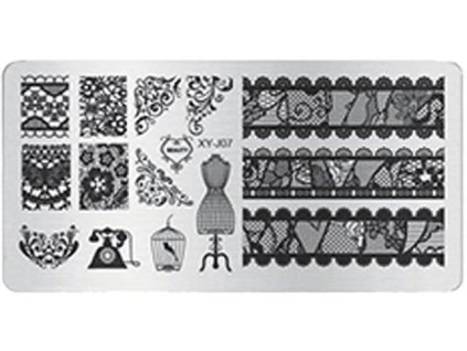 IMAGE PLATE - Khuân mẫu in trang trí (XY-J07)