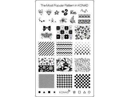 Konad BÁN GẢI PHÓNG - Khuân mẫu in trang trí SQUARE - The most popular...