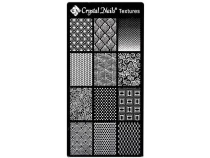 Crystal Nails TẠM THỜI KHÔNG CUNG CẤP - Khuân mẫu in trang trí -  Textures