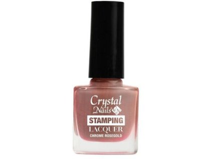 Crystal Nails sơn chrome đẻ in trang trí - hoa hông vàng _4ml