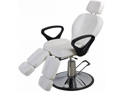 MedHelp Hydraulické pedikérské křeslo - bílé (2231)
