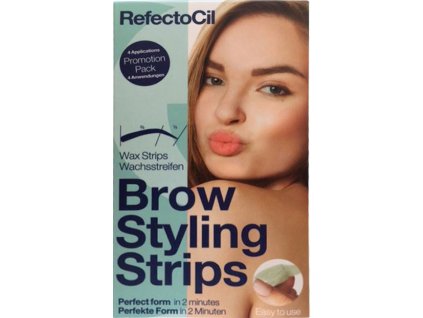 RefectoCil RefectoCil - Brow Styling Strips - Voskové depilační proužky, 4 ks