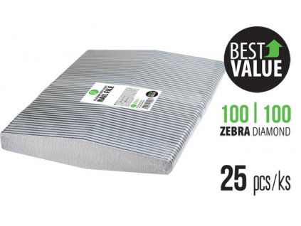 Platinum PLATINUM – BEST VALUE FILE - bộ 25c dũa ZEBRA 100/100 DIAMOND
