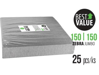 Platinum PLATINUM – BEST VALUE FILE - bộ 25c dũa ZEBRA 150/150 JUMBO