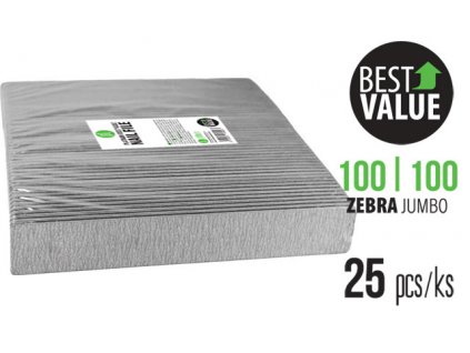 Platinum PLATINUM – BEST VALUE FILE - bộ 25c dũa ZEBRA 100/100 JUMBO