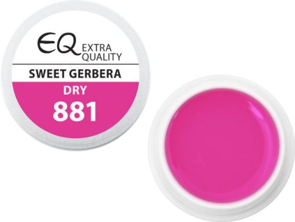 EBD 881 - Extra Quality Dry Color Gel - SWEET GERBERA, 5g (gel màu Gel Không chùi -  - lý tưởng cho nail art)