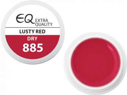 EBD 885 - Extra Quality Dry Color Gel - LUSTY RED, 5g (gel màu Gel Không chùi -  - lý tưởng cho nail art)
