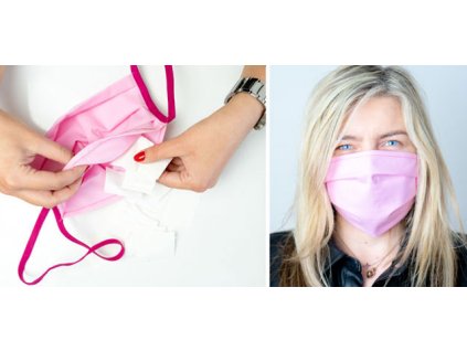 100% cotton, KHẨU TRANG,  có khe để bộ lọc, có thể tái sử dụng và khử trùng