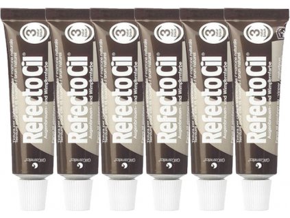 RefectoCil PROFI PACK RefectoCil màu nhuộm lông mi, mày - nâu thụ nhiên, 6 ks