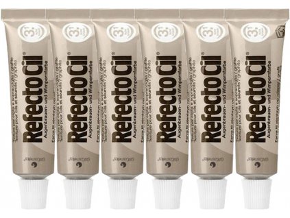 RefectoCil PROFI PACK RefectoCil màu nhuộm lông mi, mày - nâu sáng, 6 ks