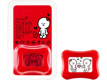 Konad TISKÁTKO - Clear Gelly Stamp-HAPPY