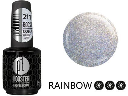 Platinum LED-tech BOOSTER COLOR Rainbow - Homer (211), 15ml - sơn-gel - sơn-gel KHÔNG MÀI