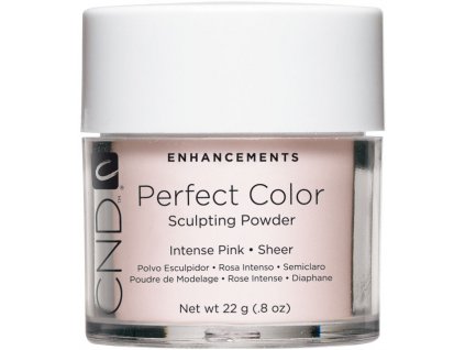 CND PERFECT COLOR, Bột đắp móng - INTENSE PINK SHEER 0.8oz (22g), mầu hồng trong