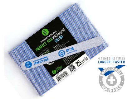 Platinum PERFECT FILE - bộ 25c dũa ZEBRA - STRAIGHT/THẲNG 80/80