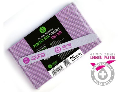 Platinum PERFECT FILE - bộ 25c dũa ZEBRA - STRAIGHT/THẲNG 100/100