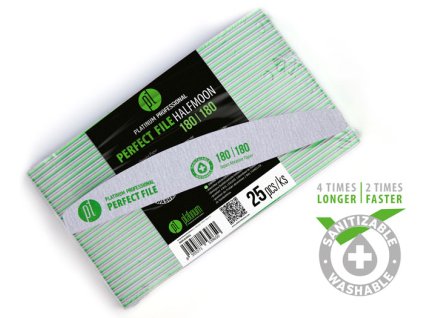 Platinum PERFECT FILE - bộ 25c dũa ZEBRA - HALFMOON 180/180