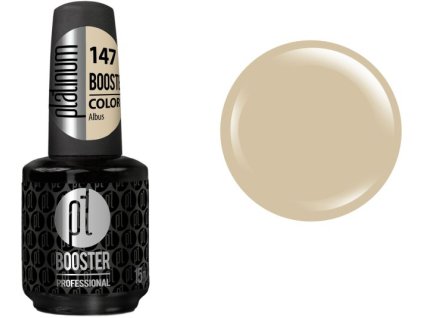 Platinum LED-tech BOOSTER COLOR Albus (147), 15ml - Sơn-gel KHÔNG MÀI