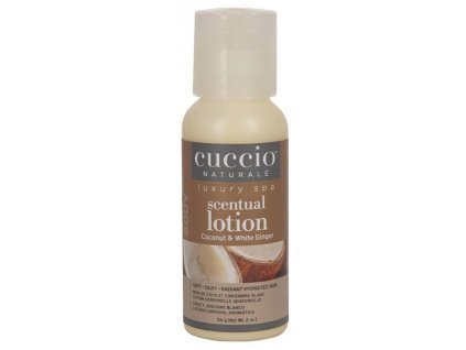 CUCCIO Coconut and White Ginger Scentual Lotion - Nhũ tương (emulsiom) dừa và gừng trắng, 56ml (2fl.oz.)