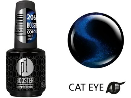 Platinum LED-tech BOOSTER COLOR Cat Eye Crystal - Lazuli (206), 15ml - Sơn-gel KHÔNG MÀI